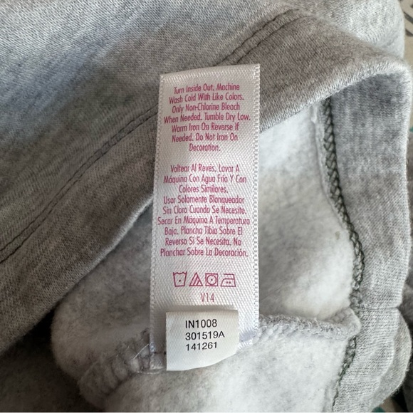 Justice Girl’s Camo Green & Gray Kids Hoodie - Picture 6 of 6